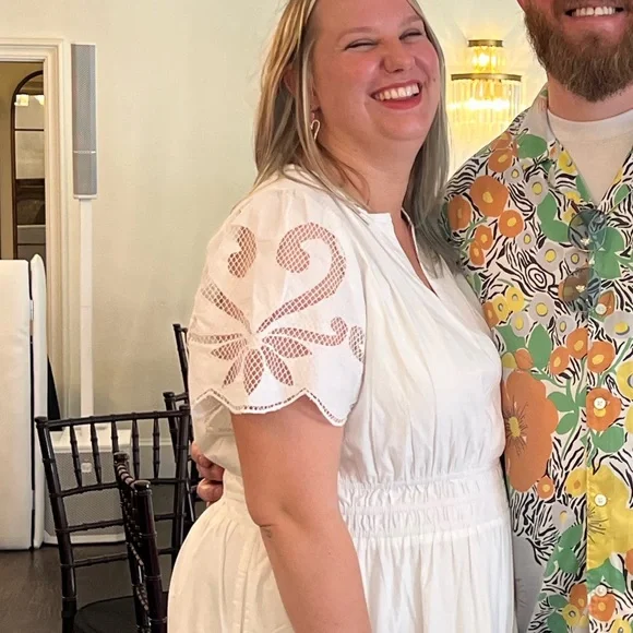 Anthropologie White Maxi Dress - Picture 6 of 6